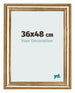 Photo Frame 36x48cm Gold Antique MDF Lazio Front Size | Yourdecoration.co.uk