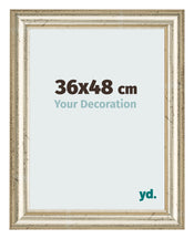 Photo Frame 36x48cm Metallic Gloss MDF Lazio Front Size | Yourdecoration.co.uk