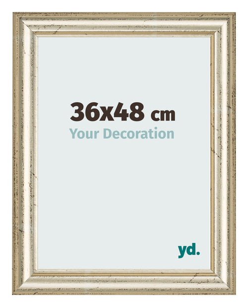 Photo Frame 36x48cm Metallic Gloss MDF Lazio Front Size | Yourdecoration.co.uk