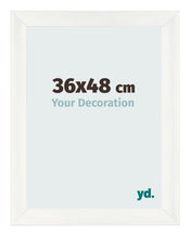 Photo Frame 36x48cm White Vintage MDF Pisa Front Size | Yourdecoration.co.uk