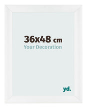 Photo Frame 36x48cm White Vintage MDF Pisa Front Size | Yourdecoration.co.uk