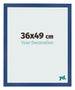 Photo Frame 36x49 cm Dark Blue MDF Bologna Front Size | Yourdecoration.co.uk