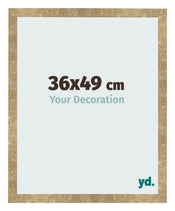 Photo Frame 36x49cm Gold Antique MDF Bologna Front Size | Yourdecoration.co.uk