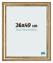 Photo Frame 36x49cm Gold Antique MDF Lazio Front Size | Yourdecoration.co.uk