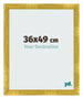 Photo Frame 36x49cm Gold Vintage MDF Pisa Front Size | Yourdecoration.co.uk