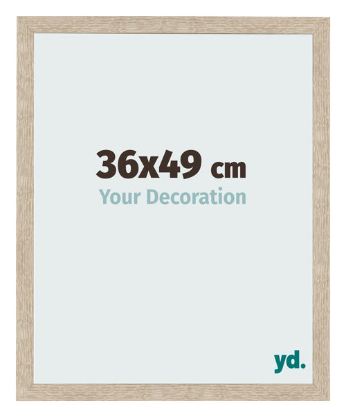 Photo Frame 36x49cm Sonoma Oak MDF Bologna Front Size | Yourdecoration.co.uk