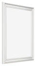 Photo Frame 36x49cm White Swept MDF Lazio Front Oblique | Yourdecoration.co.uk