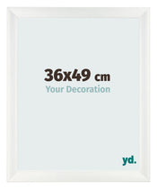 Photo Frame 36x49cm White Vintage MDF Pisa Front Size | Yourdecoration.co.uk