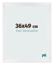 Photo Frame 36x49cm White Vintage MDF Pisa Front Size | Yourdecoration.co.uk