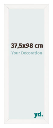 Photo Frame 37 5x98 cm White High Gloss MDF Bologna Front Size | Yourdecoration.co.uk