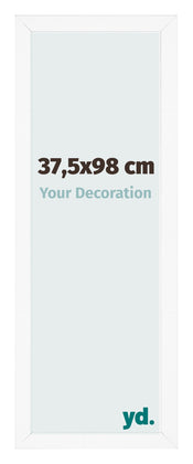 Photo Frame 37 5x98 cm White Matte MDF Bologna Front Size | Yourdecoration.co.uk