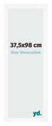 Photo Frame 37 5x98 cm White Matte MDF Bologna Front Size | Yourdecoration.co.uk