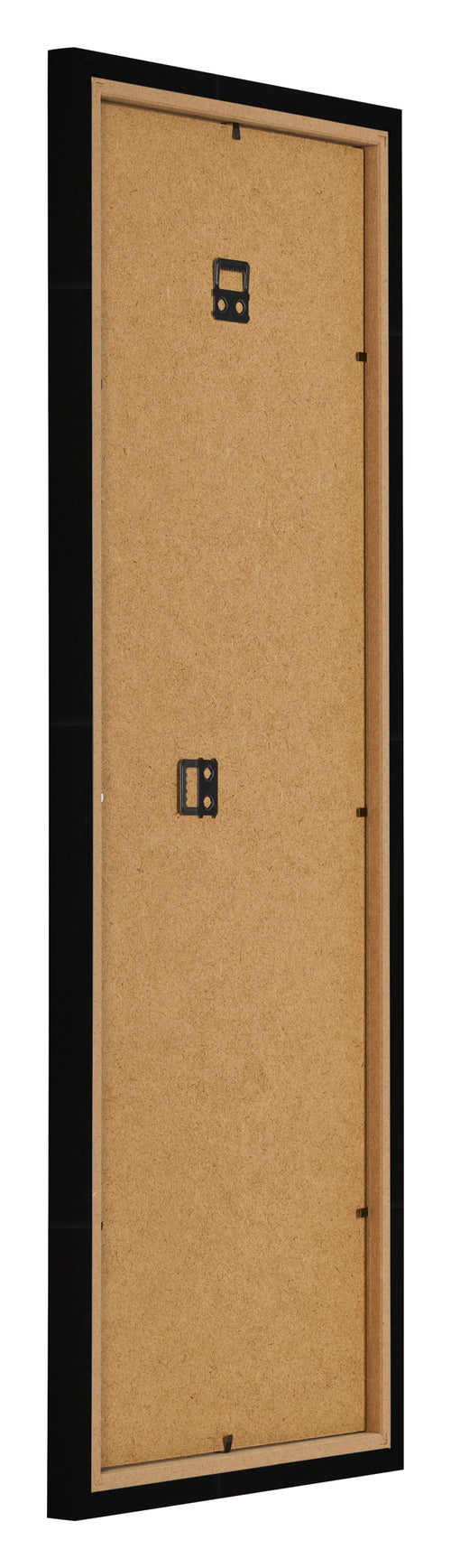 Photo Frame 37 5x98cm Black High Gloss MDF Bologna Back Oblique | Yourdecoration.co.uk