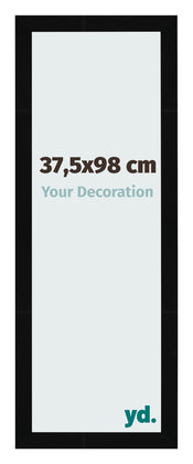 Photo Frame 37 5x98cm Black High Gloss MDF Bologna Front Size | Yourdecoration.co.uk