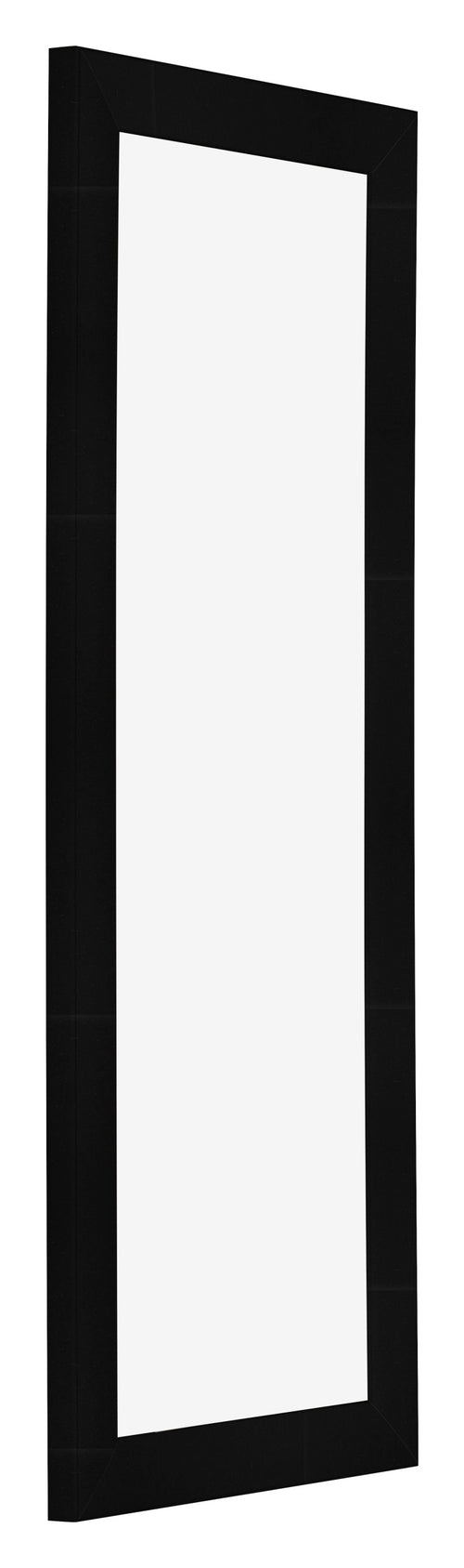 Photo Frame 37 5x98cm Black Silver Polished MDF Pisa Front Oblique | Yourdecoration.co.uk