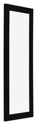 Photo Frame 37 5x98cm Black Silver Polished MDF Pisa Front Oblique | Yourdecoration.co.uk