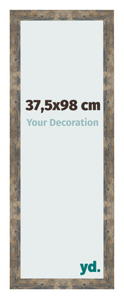 Photo Frame 37 5x98cm Blue Gold Melange MDF Bologna Front Size | Yourdecoration.co.uk