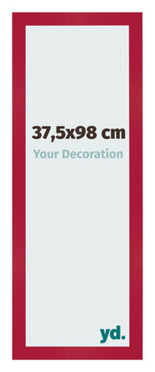Photo Frame 37 5x98cm Red MDF Bologna Front Size | Yourdecoration.co.uk