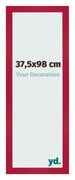 Photo Frame 37 5x98cm Red MDF Bologna Front Size | Yourdecoration.co.uk