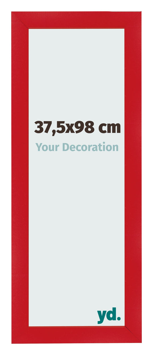 Photo Frame 37 5x98cm Red MDF Pisa Front Size | Yourdecoration.co.uk