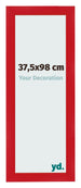 Photo Frame 37 5x98cm Red MDF Pisa Front Size | Yourdecoration.co.uk