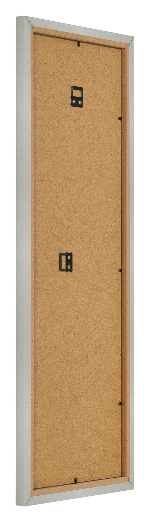 Photo Frame 37 5x98cm Silver Matte MDF Bologna Back Oblique | Yourdecoration.co.uk