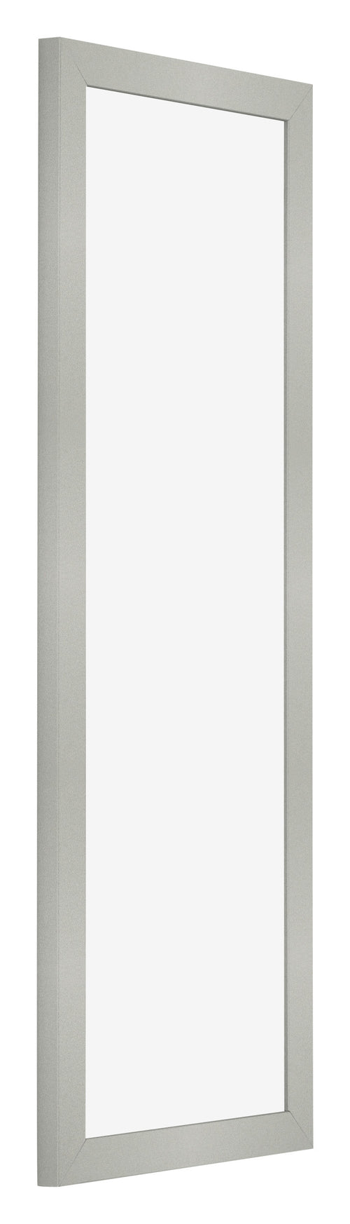 Photo Frame 37 5x98cm Silver Matte MDF Bologna Front Oblique | Yourdecoration.co.uk