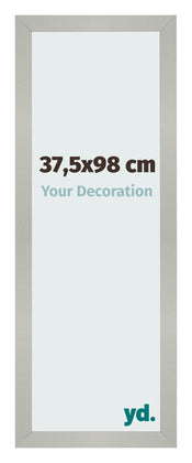 Photo Frame 37 5x98cm Silver Matte MDF Bologna Front Size | Yourdecoration.co.uk