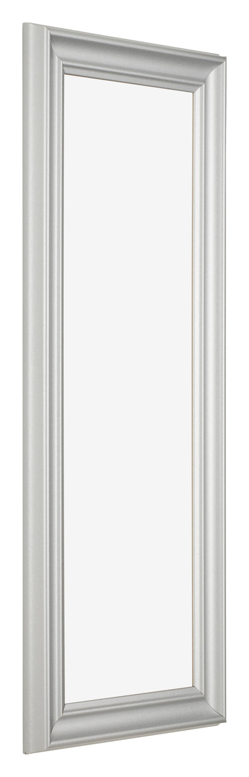 Photo Frame 37 5x98cm Silver Matte MDF Lazio Front Oblique | Yourdecoration.co.uk