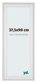 Photo Frame 37 5x98cm White Swept MDF Lazio Front Size | Yourdecoration.co.uk