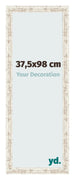 Photo Frame 37 5x98cm White Vintage MDF Bologna Front Size | Yourdecoration.co.uk