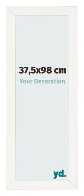 Photo Frame 37 5x98cm White Vintage MDF Pisa Front Size | Yourdecoration.co.uk