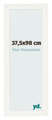 Photo Frame 37 5x98cm White Vintage MDF Pisa Front Size | Yourdecoration.co.uk