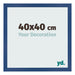 Photo Frame 40x40 cm Dark Blue MDF Bologna Front Size | Yourdecoration.co.uk