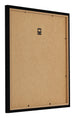 Photo Frame 40x40cm Black High Gloss MDF Bologna Back Oblique | Yourdecoration.co.uk