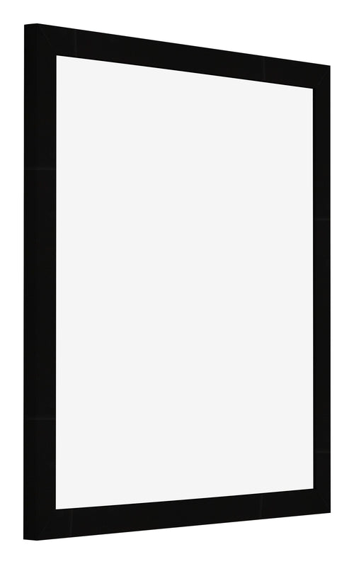 Photo Frame 40x40cm Black High Gloss MDF Bologna Front Oblique | Yourdecoration.co.uk