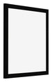 Photo Frame 40x40cm Black High Gloss MDF Bologna Front Oblique | Yourdecoration.co.uk