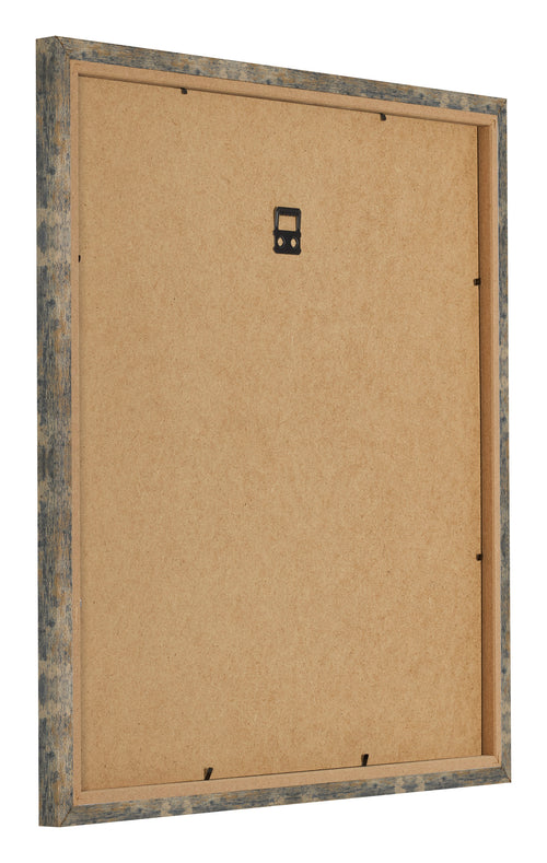 Photo Frame 40x40cm Blue Gold Melange MDF Bologna Back Oblique | Yourdecoration.co.uk