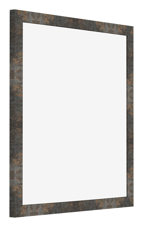 Photo Frame 40x40cm Oxidized Metal MDF Bologna Front Oblique | Yourdecoration.co.uk