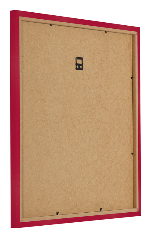 Photo Frame 40x40cm Red MDF Bologna Back Oblique | Yourdecoration.co.uk