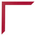 Photo Frame 40x40cm Red MDF Bologna Detail Corner | Yourdecoration.co.uk