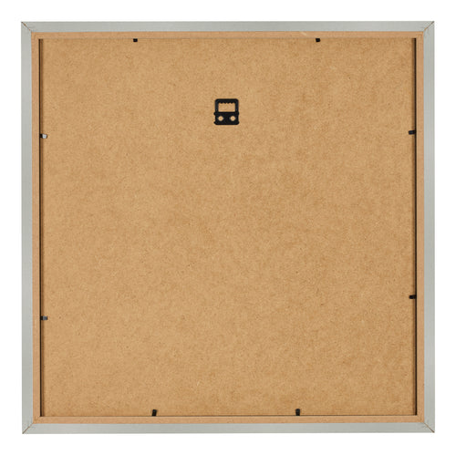 Photo Frame 40x40cm Silver Matte MDF Bologna Back | Yourdecoration.co.uk