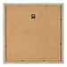 Photo Frame 40x40cm Silver Matte MDF Bologna Back | Yourdecoration.co.uk
