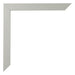 Photo Frame 40x40cm Silver Matte MDF Bologna Detail Corner | Yourdecoration.co.uk