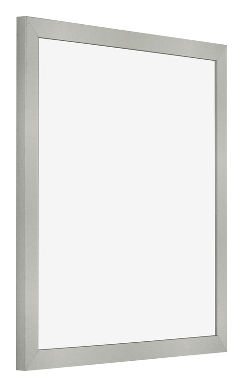Photo Frame 40x40cm Silver Matte MDF Bologna Front Oblique | Yourdecoration.co.uk