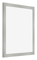 Photo Frame 40x40cm Silver Matte MDF Bologna Front Oblique | Yourdecoration.co.uk