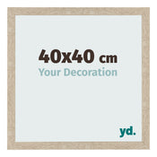 Photo Frame 40x40cm Sonoma Oak MDF Bologna Front Size | Yourdecoration.co.uk
