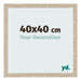 Photo Frame 40x40cm Sonoma Oak MDF Bologna Front Size | Yourdecoration.co.uk