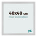 Photo Frame 40x40cm Stainless Steel MDF Bologna Front Size | Yourdecoration.co.uk
