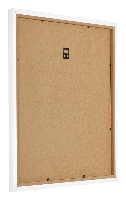 Photo Frame 40x40cm White Matte MDF Bologna Back Oblique | Yourdecoration.co.uk